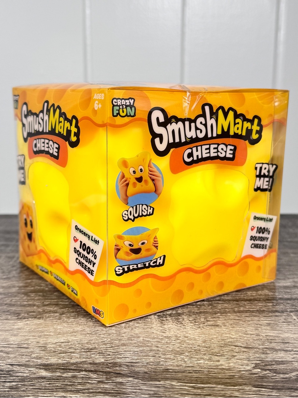 NEW SmushMart Cheese Squishy Toy